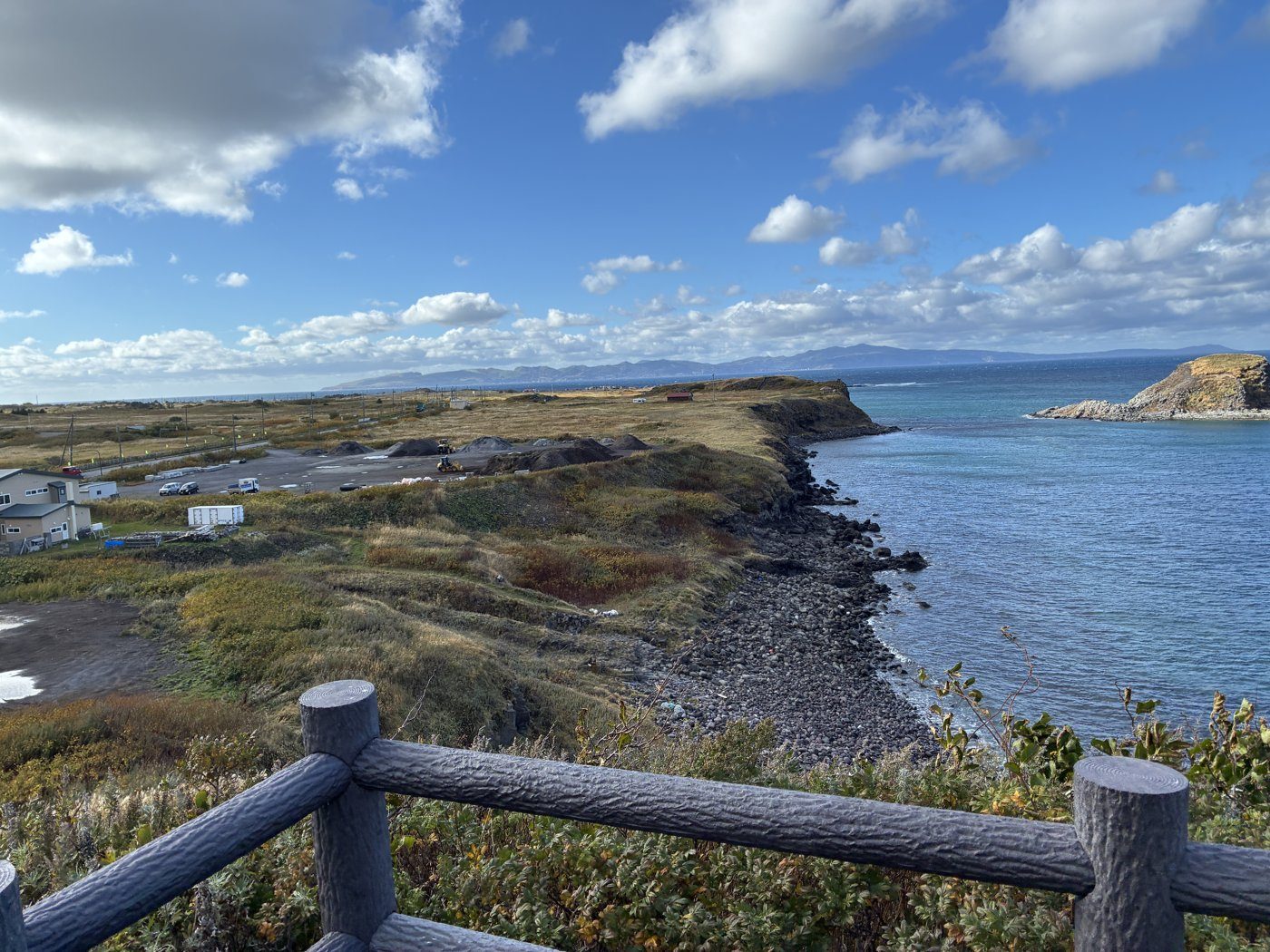 The sea from Yuhigaoka lookout.