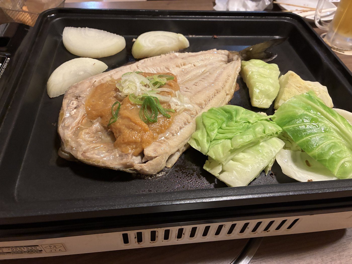 Hokke chan-chan yaki, with that gentle miso flavor.